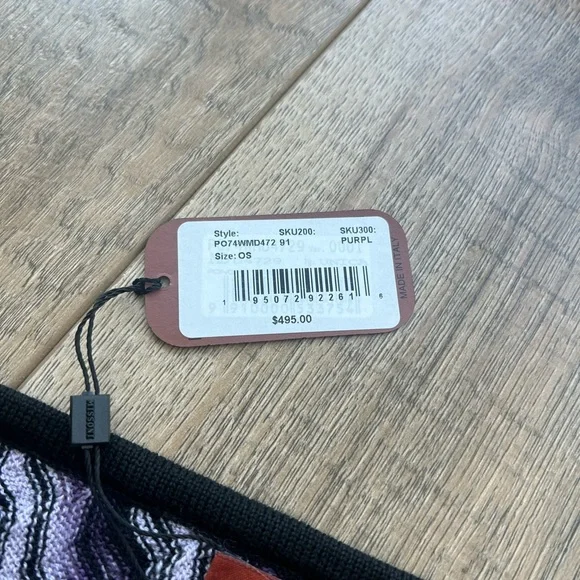 Purple Missoni cover up